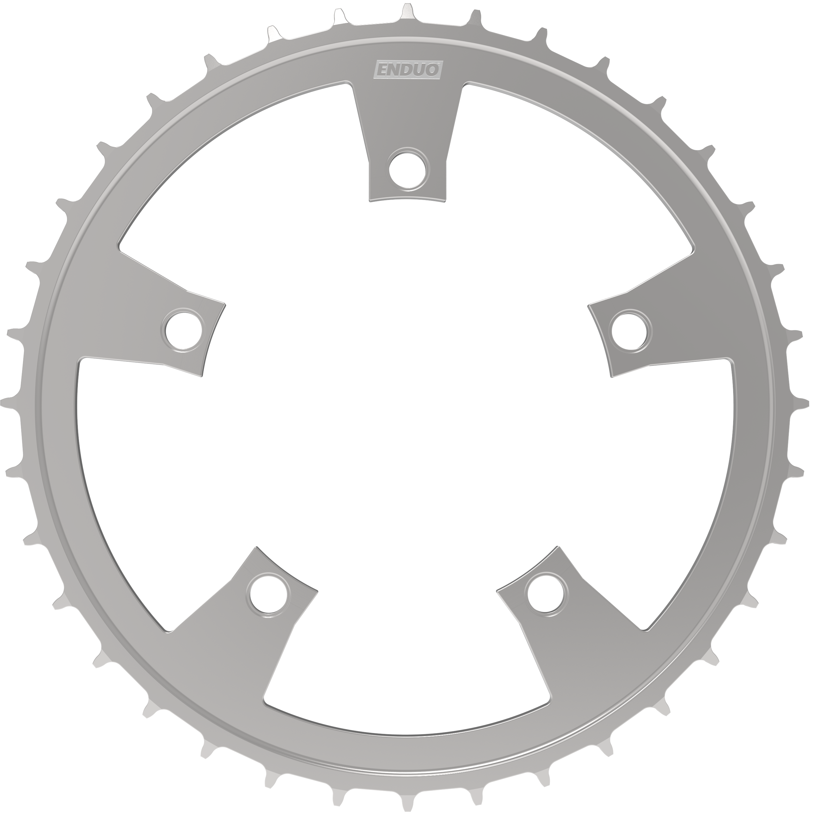 Kettingblad 72T Enduo Cargo 5-B 130-BCD Cl-46.7mm Zilver