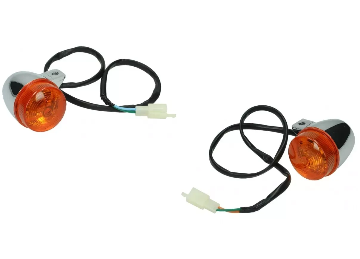 Knipperlicht retro scooter (Grande Retro) - Voorkant - Links + Rechts