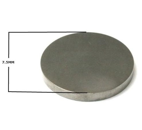 Klepstelplaatje Yamaha / Honda / Piaggio (7,5mm diameter) - Verschillende diktes