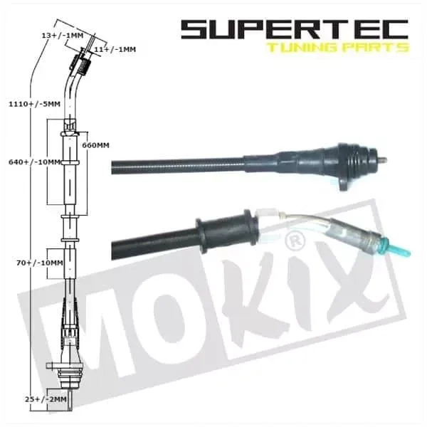 KM tellerkabel Vespa LX 50 (na 2006)