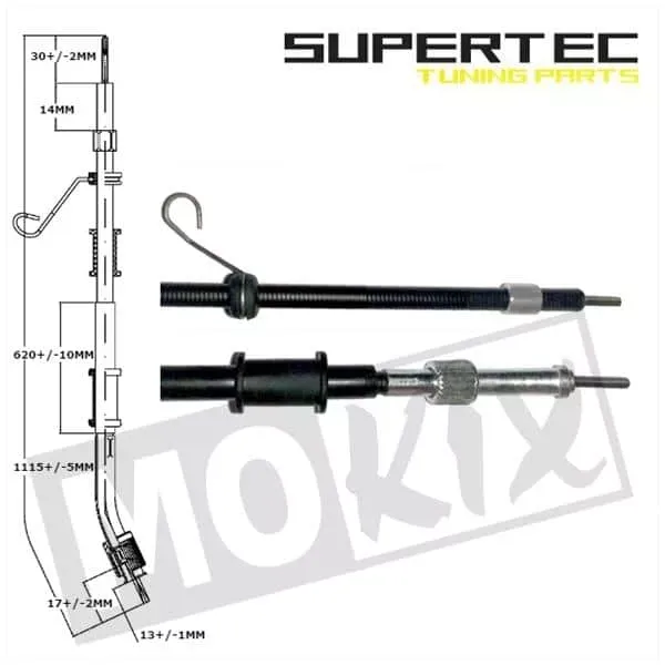 KM tellerkabel Vespa LX 50 (voor 2006)