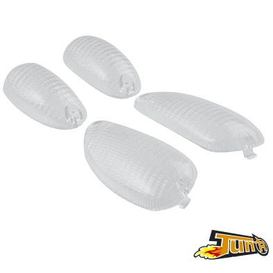 Knipperlichtglas Set - Piaggio Typhoon - Transparant