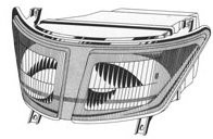 Koplamp - Aprilia - SR Viper / Replica