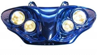 Koplamp - Quattro - Gilera Runner - Blauw