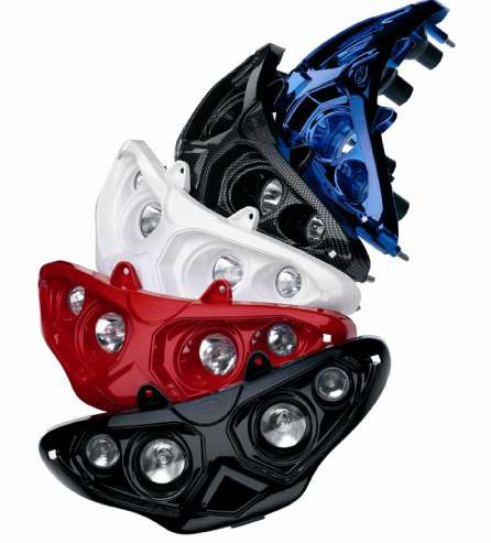 Koplamp - Quattro - Gilera Runner - Chroom