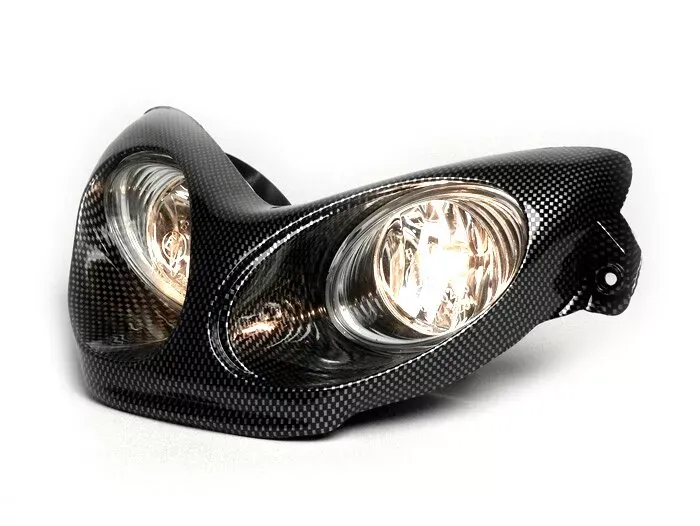 koplamp  BGM next generation  mbk nitro (yq50/l, 2 takt), yamaha aerox (yq50/l, 2 takt)   carbon stijl