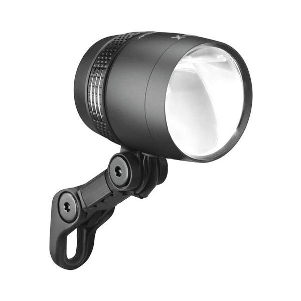Koplamp Busch & Müller Lumotec IQ-X voor naafdynamo 6-60 Volt 100 Lux zwart