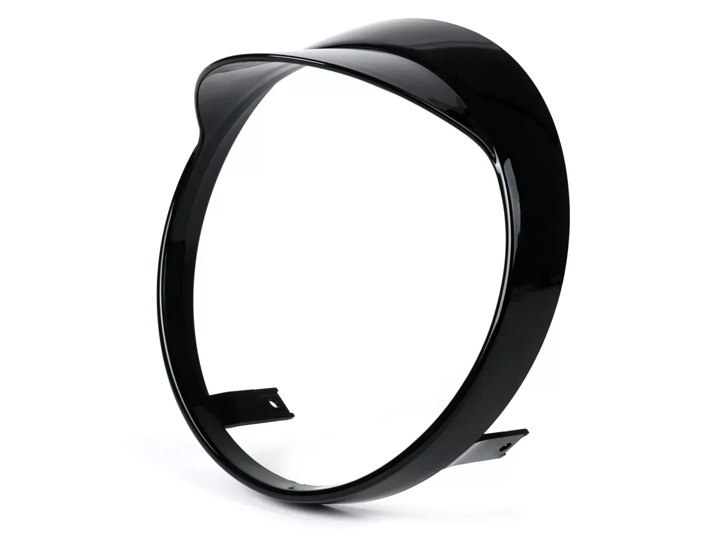 Koplamprand Met Vizier MOTO NOSTRA Vespa GTS 300 HPE (2019-2022) GTS 125 IGET (2019-2022) Glans Zwart