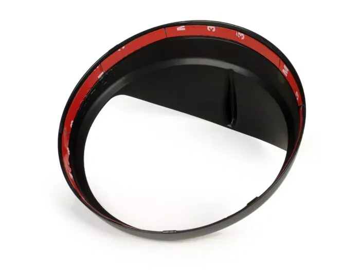 Koplamprand Met Vizier MOTO NOSTRA Vespa LX 50, LX 125, LX 150, GTV, GT60 125-300 Vlak Zwart