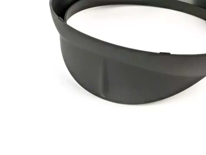 Koplamprand Met Vizier MOTO NOSTRA Vespa Primavera (2013-) Vlak Zwart