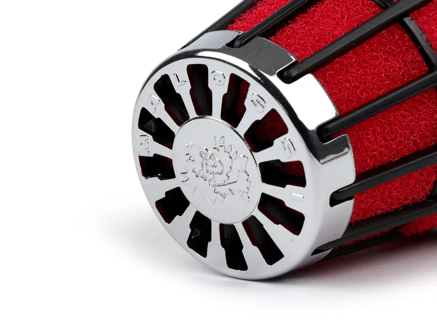 Luchtfilter  Malossi e5  0掳 cs=43mm Rood Zwart Mikuni