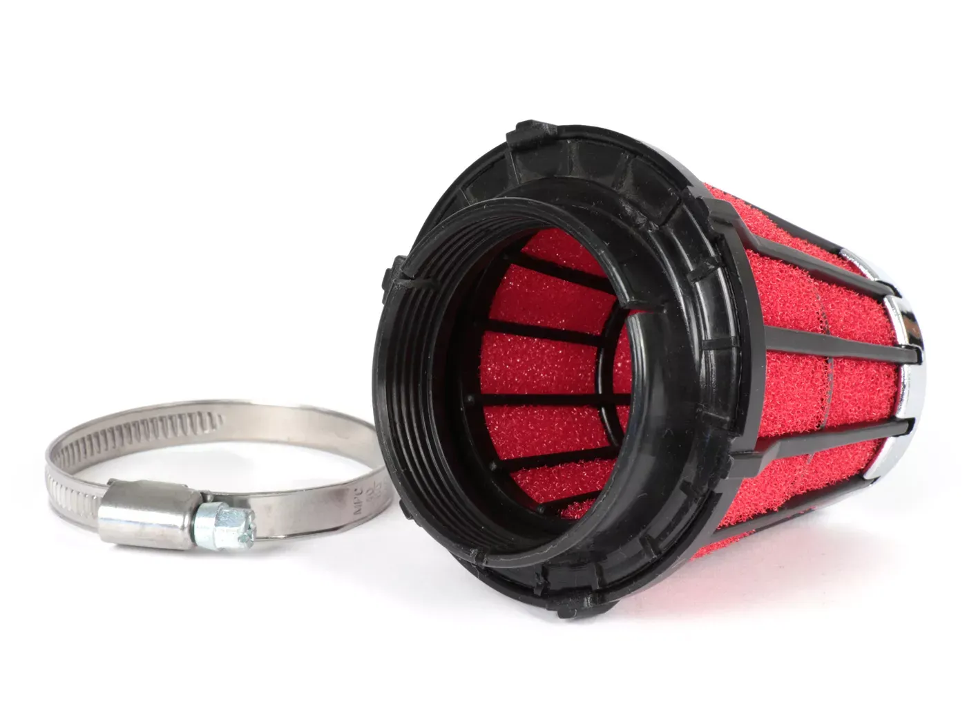 Luchtfilter Malossi  e5  0 cs= 53mm Rood Zwart Mikuni