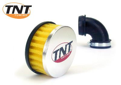 Luchtfilter TNT - Box haaks - 28-35 mm - Geel