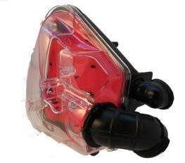 Luchtfilter - Transparant/Rood - Minarelli