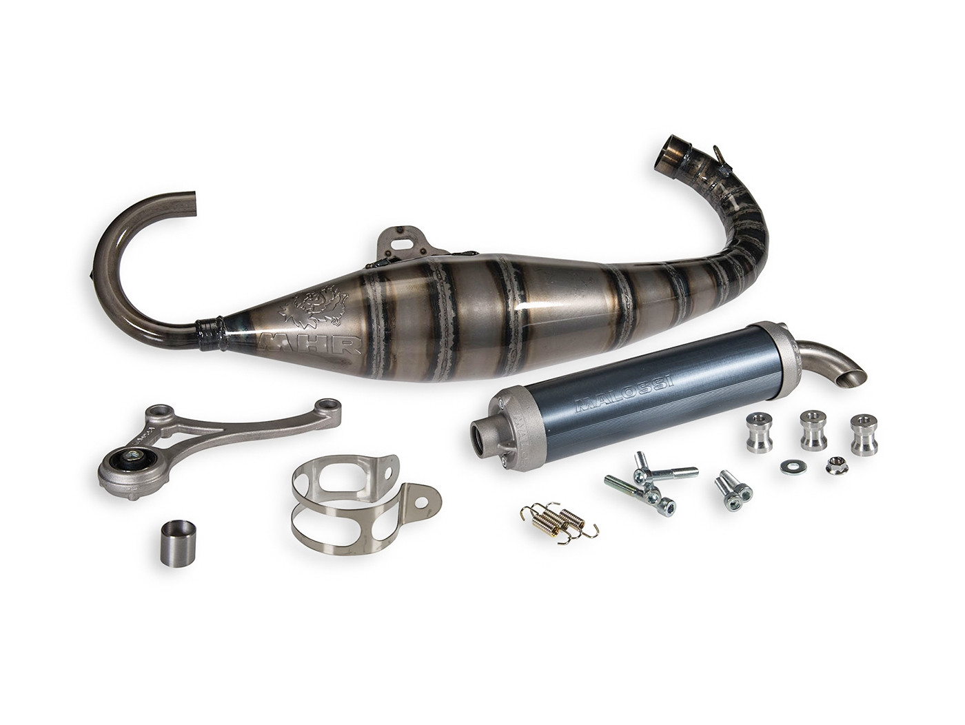 Uitlaat MHR Team 3,Testa Rossa, C-One Ø47,6mm- Piaggio 50cc 2T