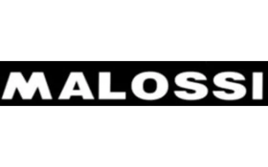 Malossi Sticker woord wit groot