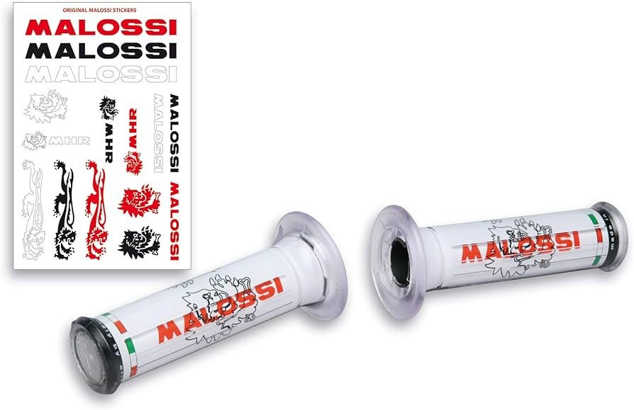 Malossi handvaten Ø=22 24mm wit