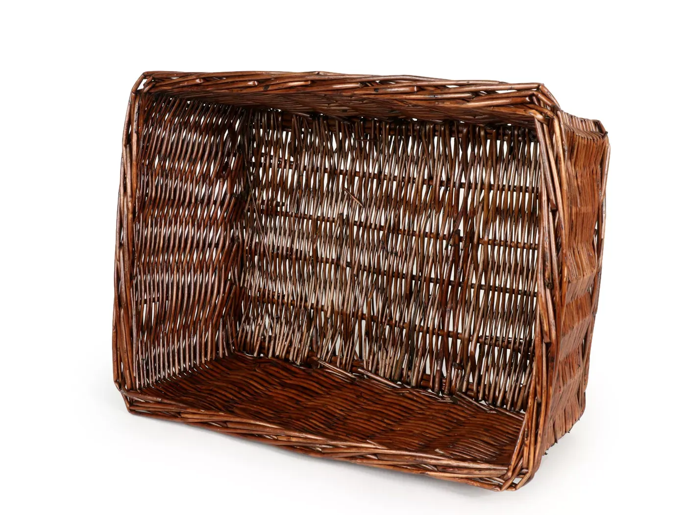 Mand  Rieten Mand OEM Kwaliteit 43x33x19cm- Fiets Scooter Vespa Bromfiets  Kleur Bruin