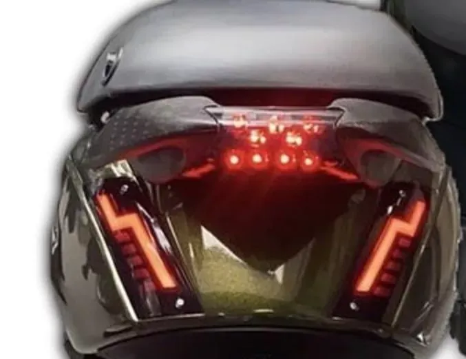 Alpha Matrix LED knipperlicht Zip achterkant (smoke / weglopend)