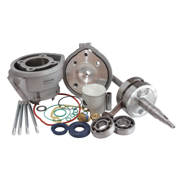 bigbore cilinder en krukas minarelli horizontaal