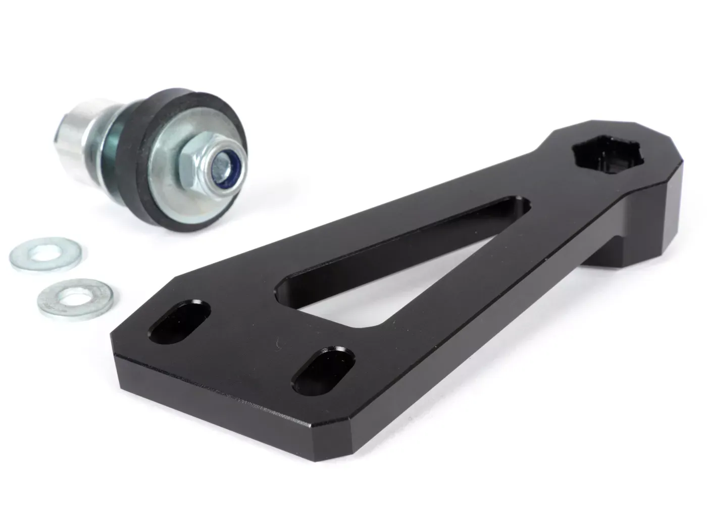 montagebeugel pm 59 x  heikotuning  brace v1, v2, pm tsab   zwart   piaggio 125 180 cc 2 takt ac/lc