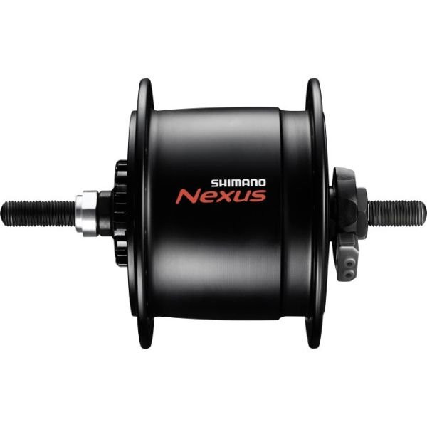 Naafdynamo Shimano Nexus DH-C6000-3R 3 Watt  36 Gaats Rollerbrakes Zwart