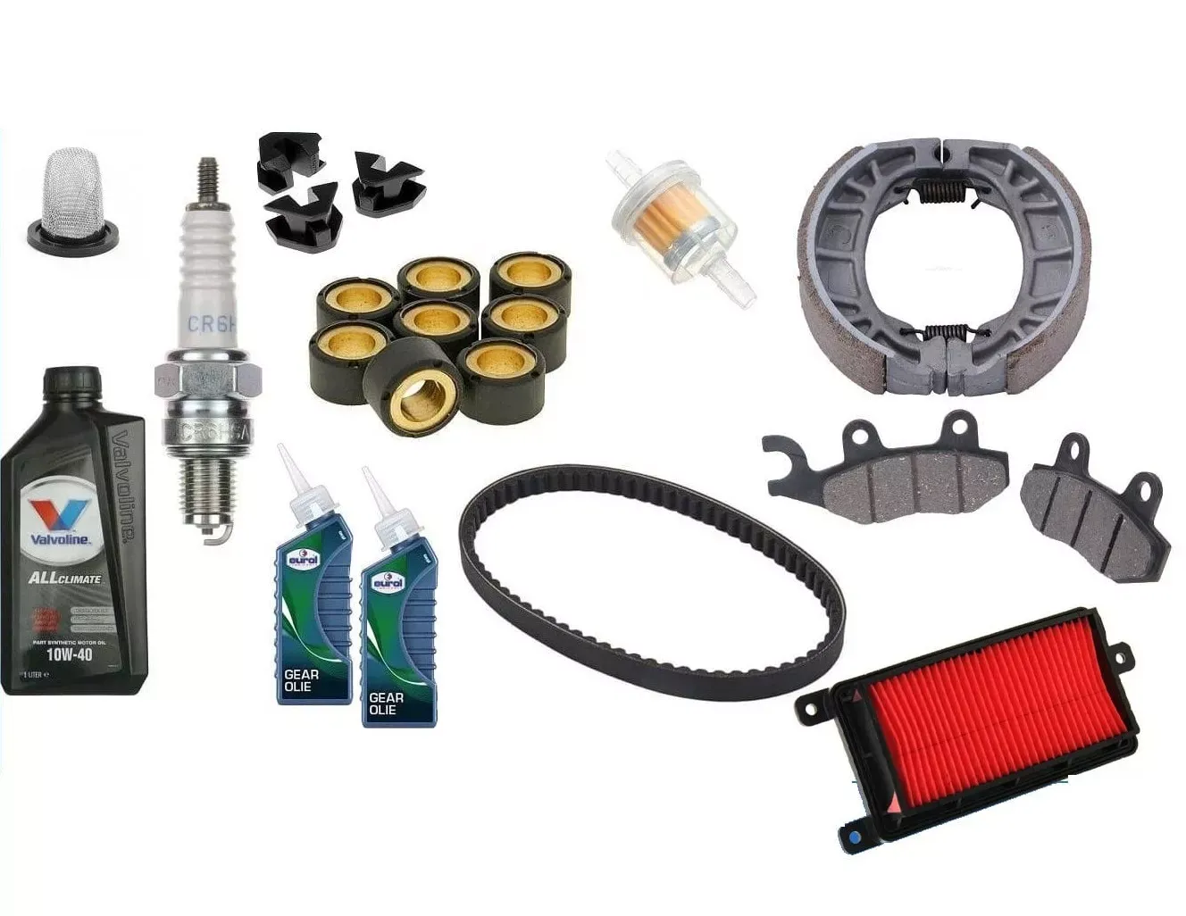 Onderhoudspakket Kymco Super 8 4T - Pro (Brom of Snor)