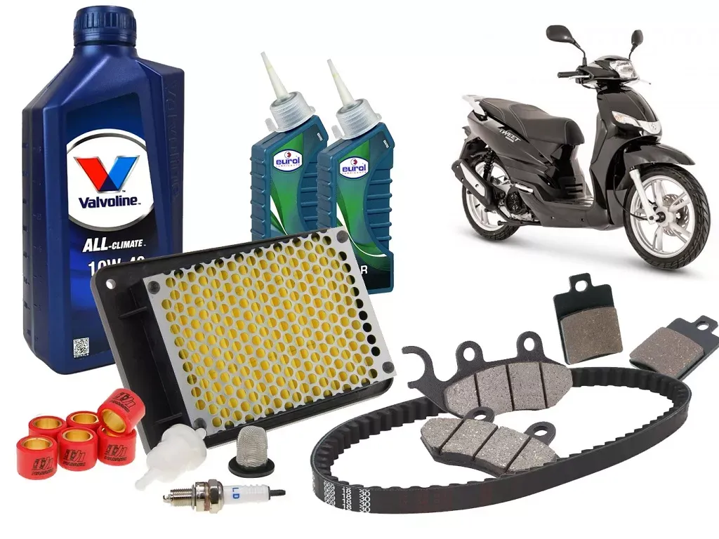 Onderhoudspakket Peugeot Tweet 4T - Dubbele schijfrem (snor/brom)