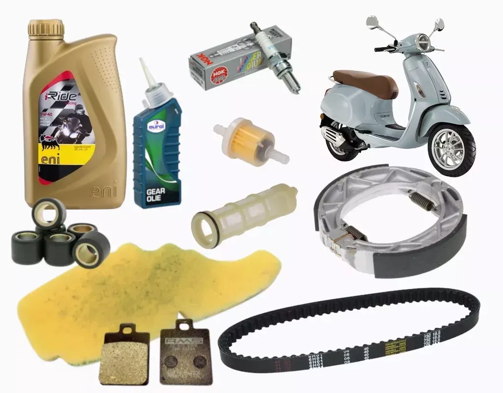 Groot Onderhoudspakket Vespa Sprint / Primavera iGet Euro4 en  Euro5 (v.a 2018)