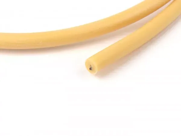 Ontstekingskabel Hs silicone 1 Meter ø 7 mm geel