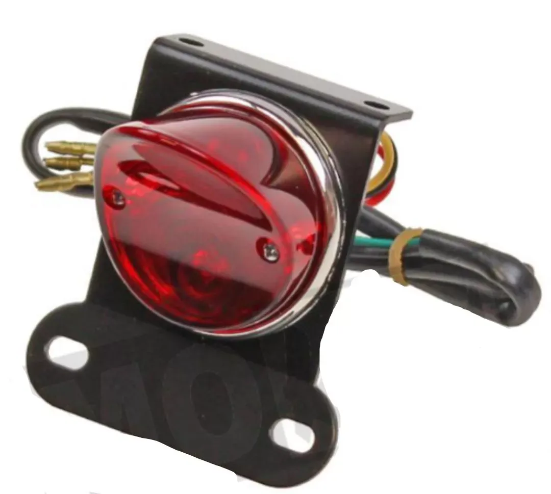 Achterlicht Uni Super Motard + WA ST Elec Bay15D 12V 18/5W G18 Kleine BOL T10 12V 10W	 