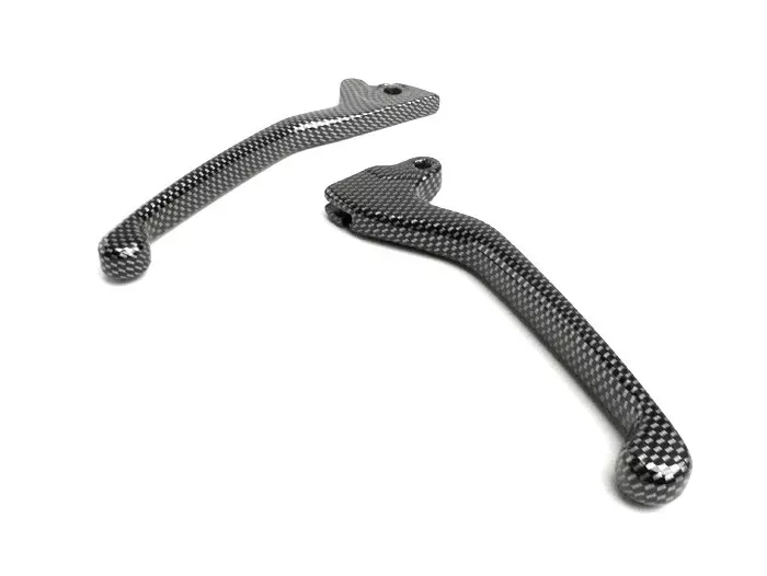 Paar Remhendels  Oem Kwaliteit  Klassieke Gilera Runner Dt (Grimeca Remsysteem)   Carbon Stijl