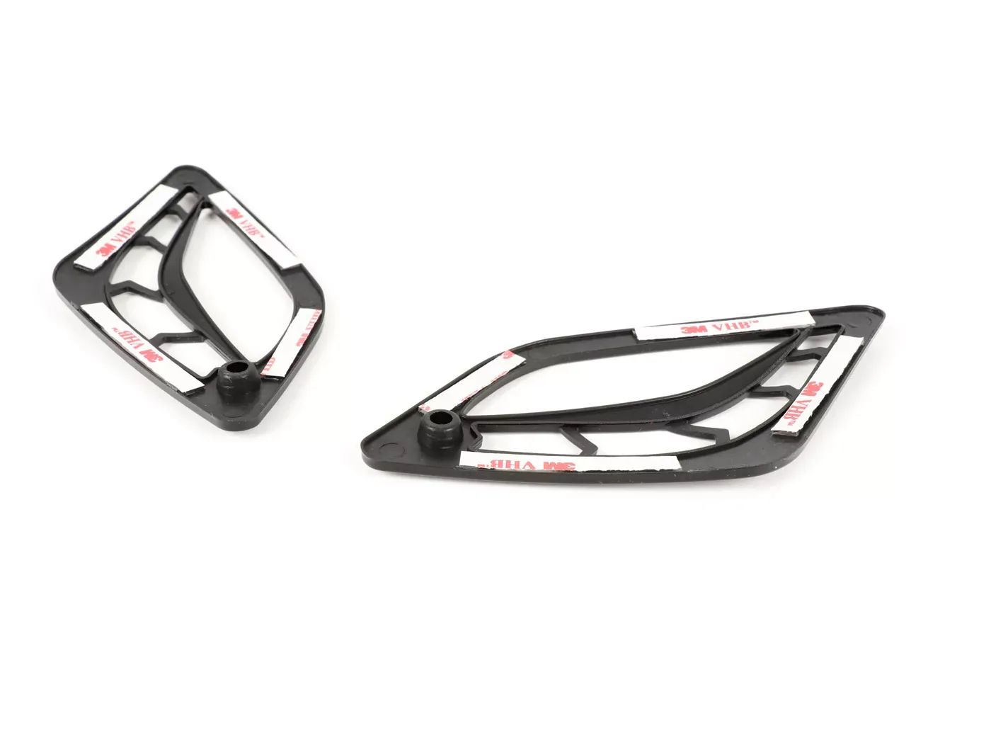 Paar Indicatorroosters MOTO NOSTRA Vespa GT GTL GTV GTS 125-300 Achter Glanzend Zwart