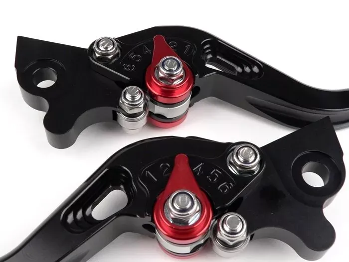 Paar Remhendels Veestelbare Sport Gilera Runner DD (Grimeca remsysteem) Zwart