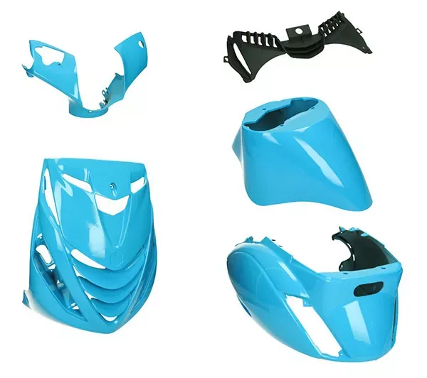 Kappenset (Porsche GT-3 Blue) Piaggio Zip2000 Model SP 5-delig