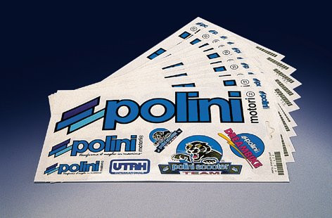 Polini stickerset 