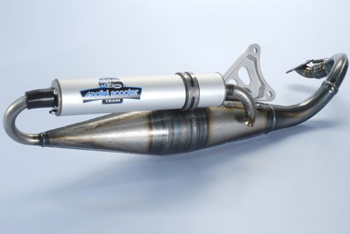 Polini Team2 uitlaat minarelli horizontaal