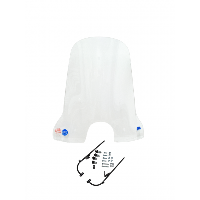 Windscherm AGM / Emco / Napoli / Killerbee / Iva Regia - Hoog - Transparant