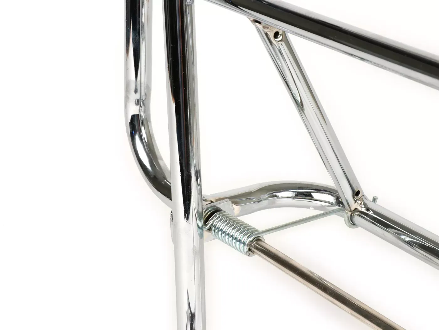 Rek Met Rugleuning incl. Kussen MOTO NOSTRA V2 Vespa PX80, PX125, PX150, PX200  Chroom