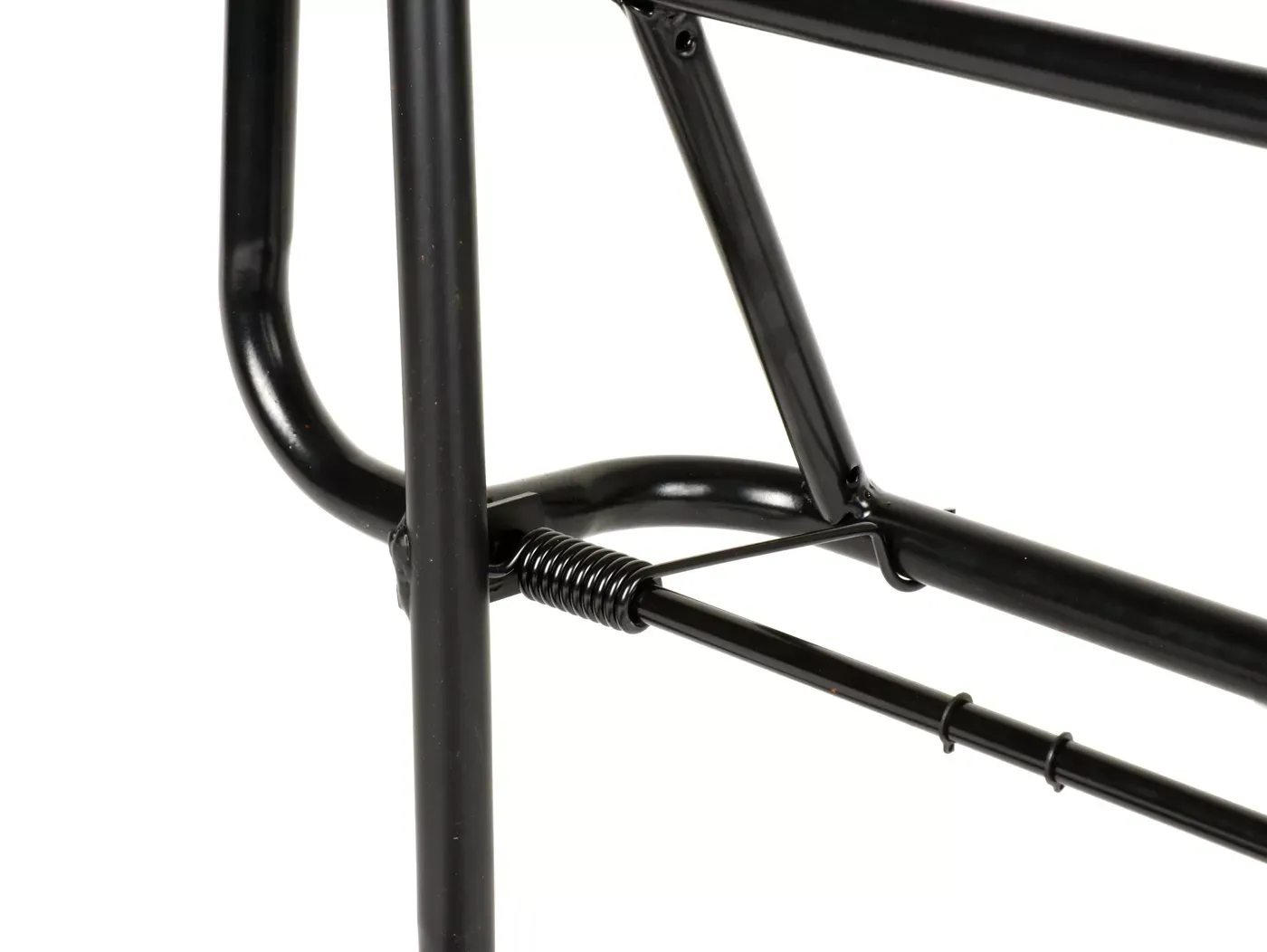 Rek Met Rugleuning MOTO NOSTRA V2 Vespa PX80, PX125, PX150, PX200  Zwart