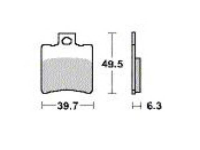 Remblokken - Aprilia - RS 50 - Voor