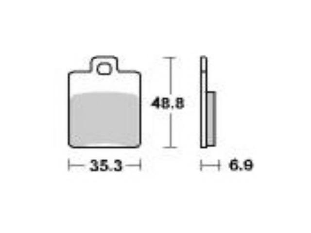 Remblokken - Benelli GT 491 - Achter