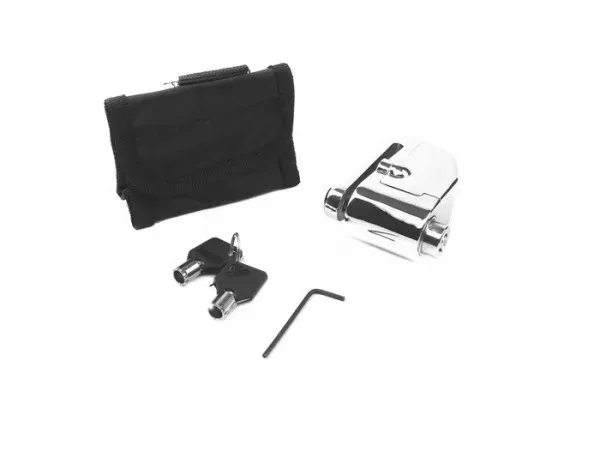 Remschijfslot Universeel Met Aarm Zilver