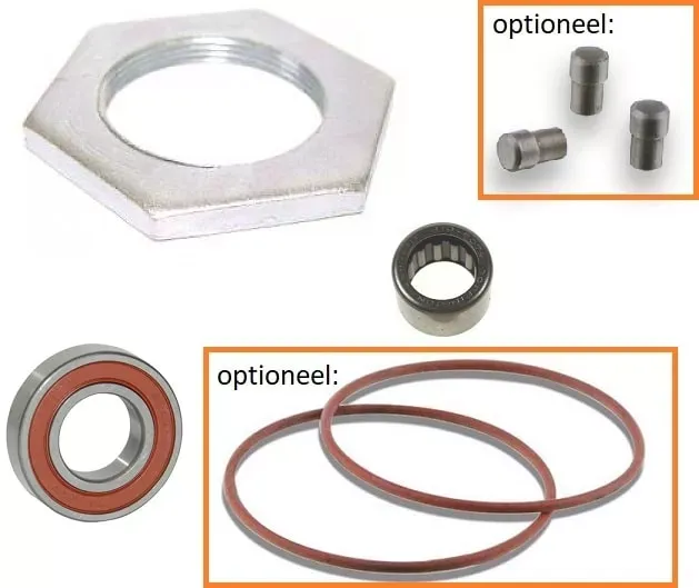 Revisieset Poulie (ook overrange) Minarelli en Piaggio