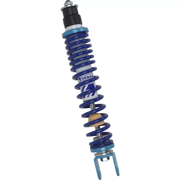 Schokbreker achter piaggio runner dd blauw/wit sebac