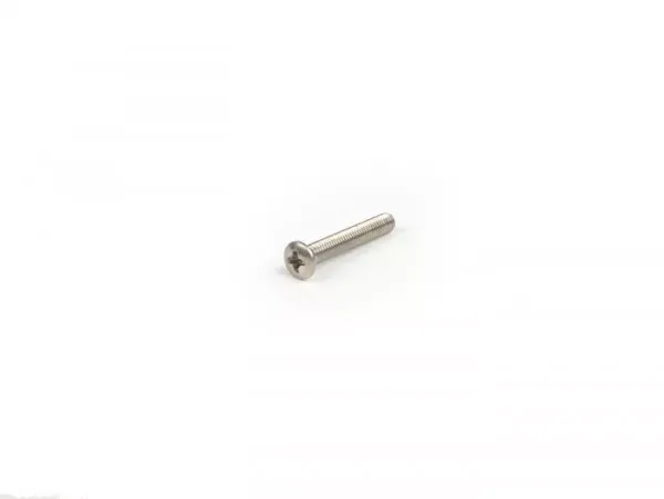 Schroef Din 966 ISO 7047 M3 x 20mm RVS  Gebruikt Voor Koplamprand Lambretta Serie 3 Li LIS SX DL GP