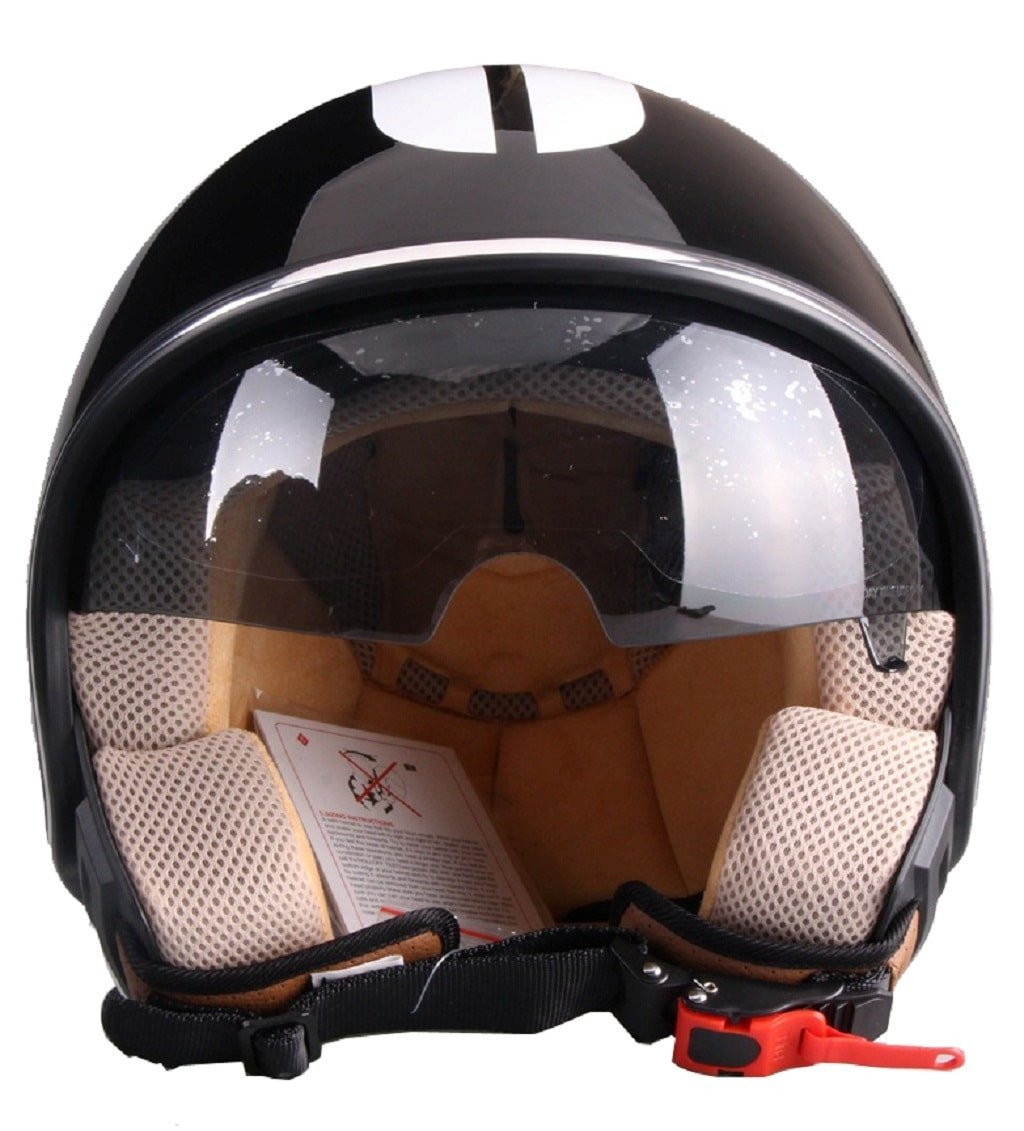 Scooterhelm Vito Special Glans Zwart S