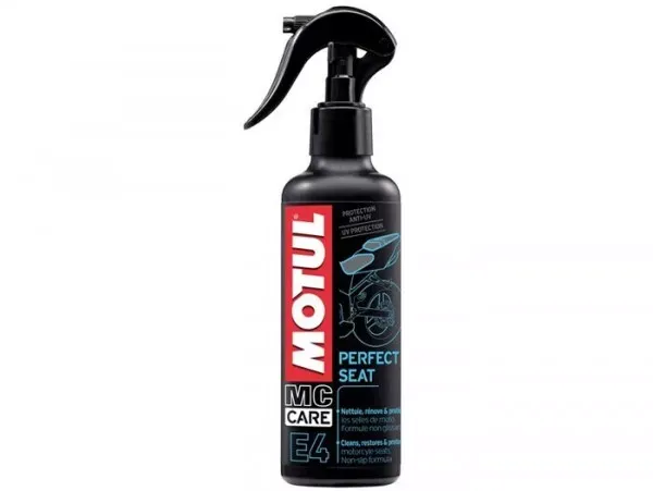 Seat Cleaner En Restorer  Motul  Perfect Seat, Siliconenvrije Reiniger Voor Vinyl Stoelen 250 ml.