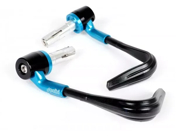 Set Handbeschermers Polini Zwart Blauw  Hendelbescherming  ø= 18 20mm