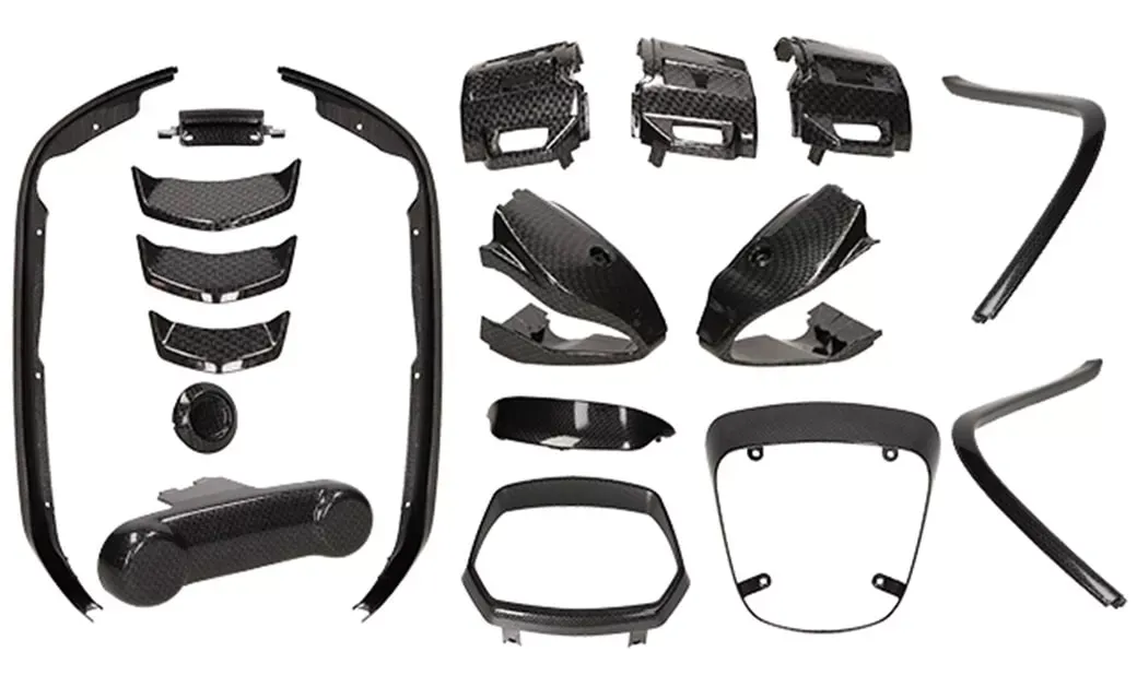 Stylingkit / Sierlijst Set Vespa Sprint (vanaf 2018) - Carbon